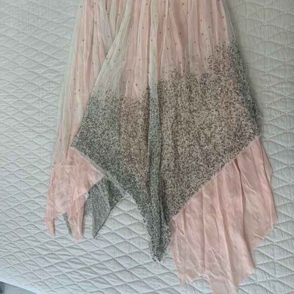 Free People Pink Sequin Tulle Skirt Large - Picture 3 of 5